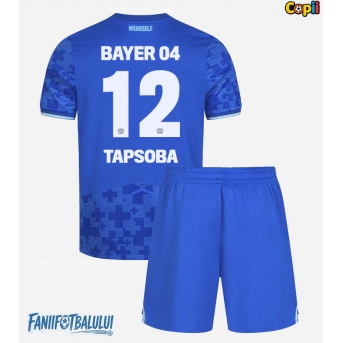 Bayer Leverkusen Edmond Tapsoba #12 Echipament de Fotbal Replică 2025-26 Copii Treilea (+ Șorturi)